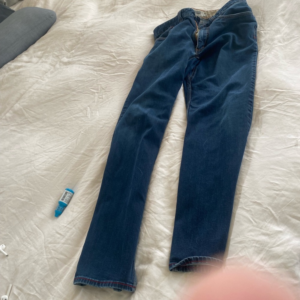 Mountain khaki dark blue jeans. Good condition